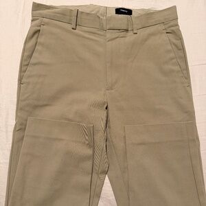 Theory Mayer Neoteric Twill Pants (Color: Tan / W29xL28)